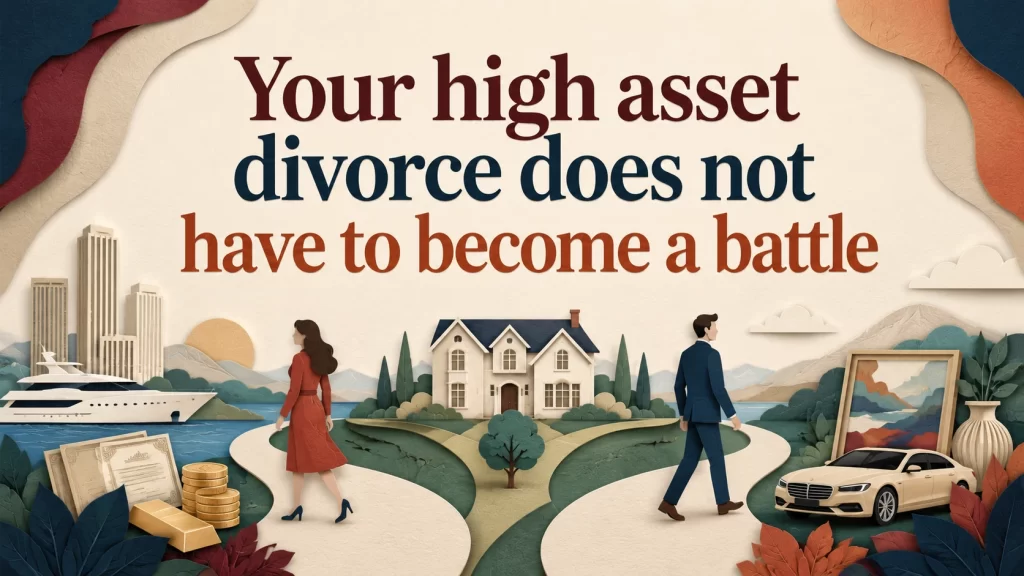 Your High-Asset Divorce does not have to become a Battle